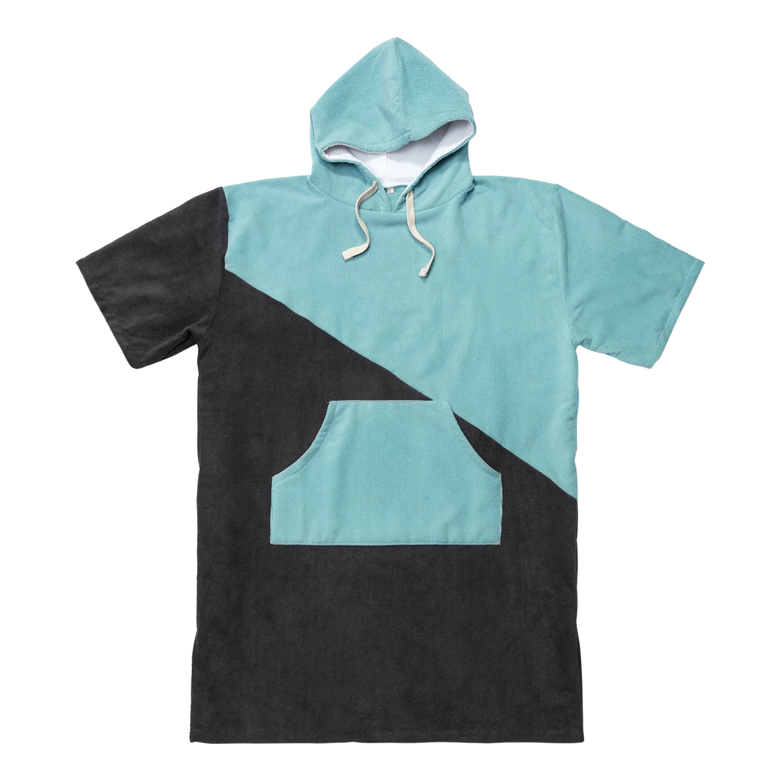 Schwimmen Tauchen Mit Kapuze Bademantel Verdicken Ändern Kleid Poncho warm Halten Mikrofaser Handtuch Winddicht Winter Surfen Schnell Trocknend Mantel: Grau