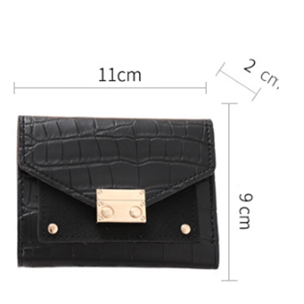 Korte Portefeuilles Lederen Vrouwen Portefeuilles Mode Portemonnee Student Portemonnee Kaarthouder Dames Clutch Bag Kleine Portemonnee