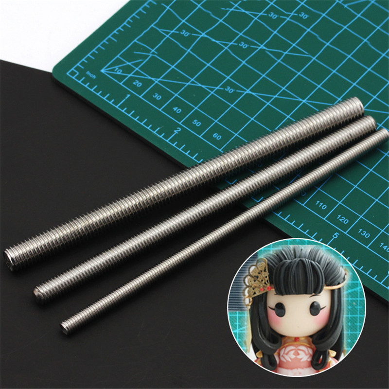 3Pcs/Set Clay Sculpture Hair Texture Tool Special Texture Effect Tool for Doll Making Handmade Tools