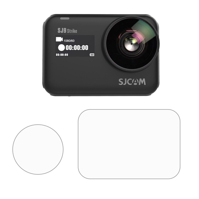 Lcd Diaplay Scherm Beschermende Film Lens Glas Protector Bescherming Cover Voor Sjcam Serie SJ9 Strike/ Max 4K Action sport Camera