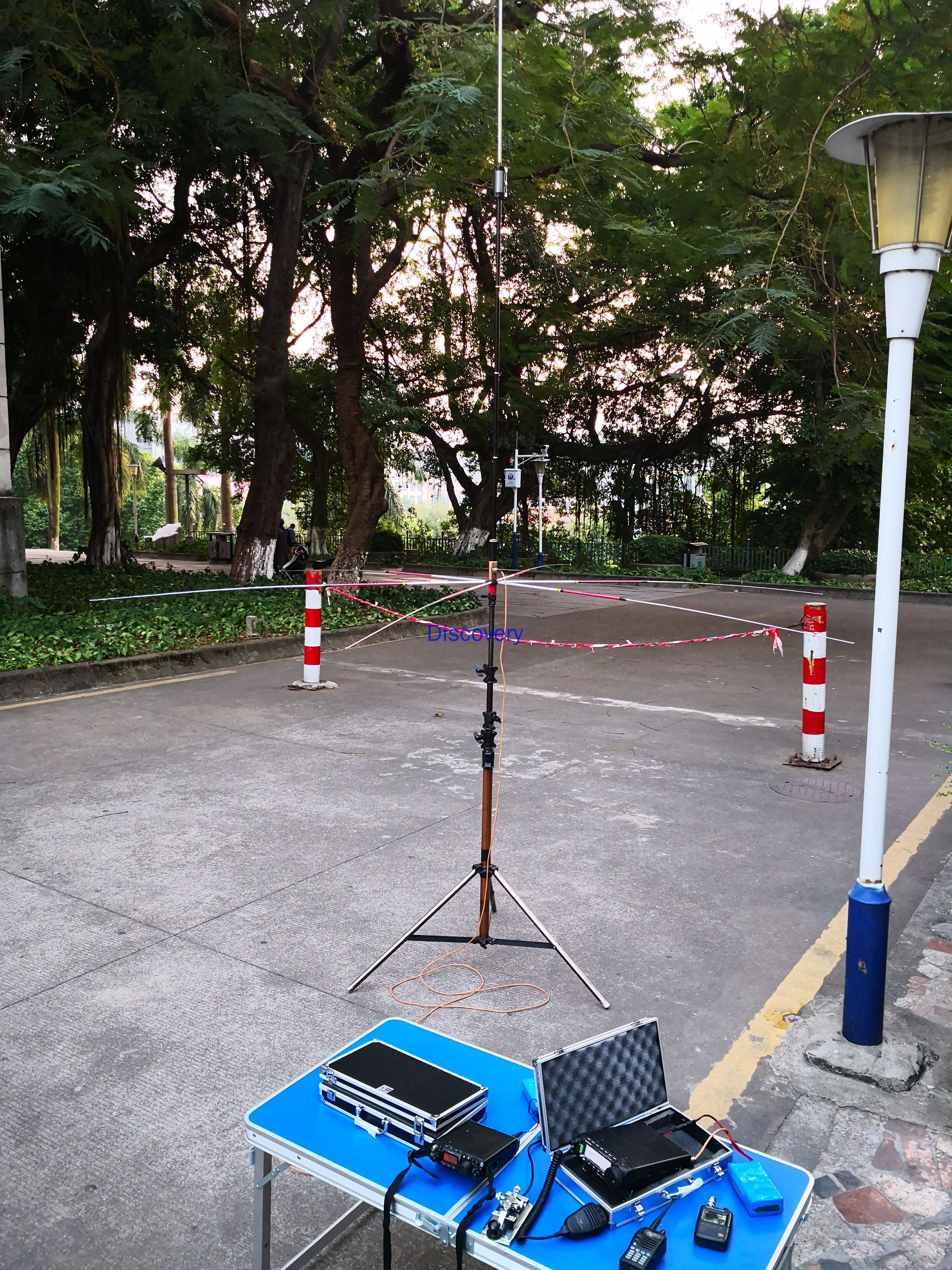 Kortegolf Gp Antenne Grond Rooster Balkon Draagbare PAC12 Tuning Hamf Barron Staande Ondersteboven V Yagi Am