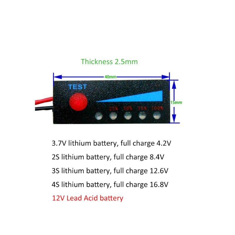 3.7v 2s 3s 4s 18650 li- ion lipo lithium 12v bly syre batteri niveau indikator tester lcd display meter modul kapacitet spænding