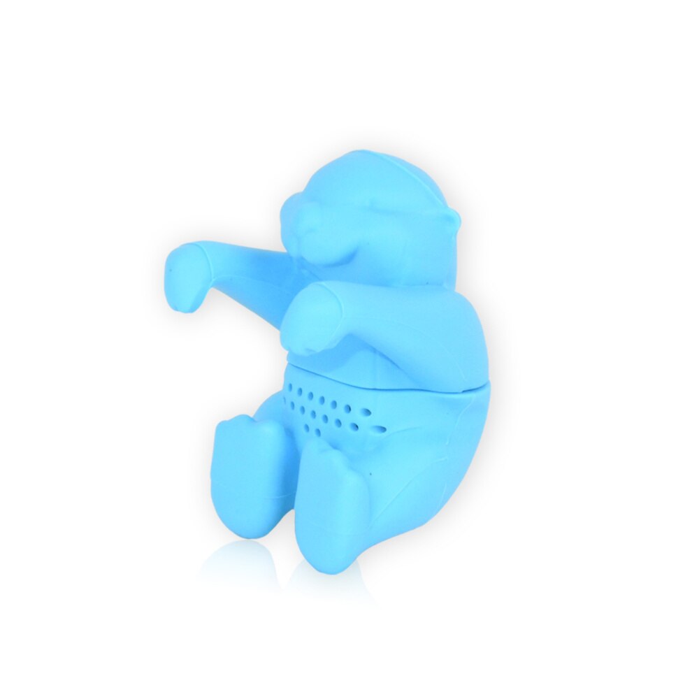 Otter Tea Infuser Tea Loose Leaf Tea Strainer Filter Diffuser Silicone Kitchen Tools Gadgets (Sky-blue): Sky blue