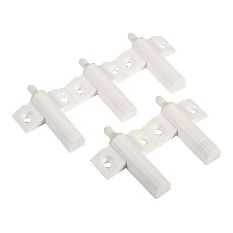 20Pcs Closer Damper Buffer Cushion Gate Buffer Push Open Door System Shock Absorber Cabinet Drawer Buffer Silent (White)