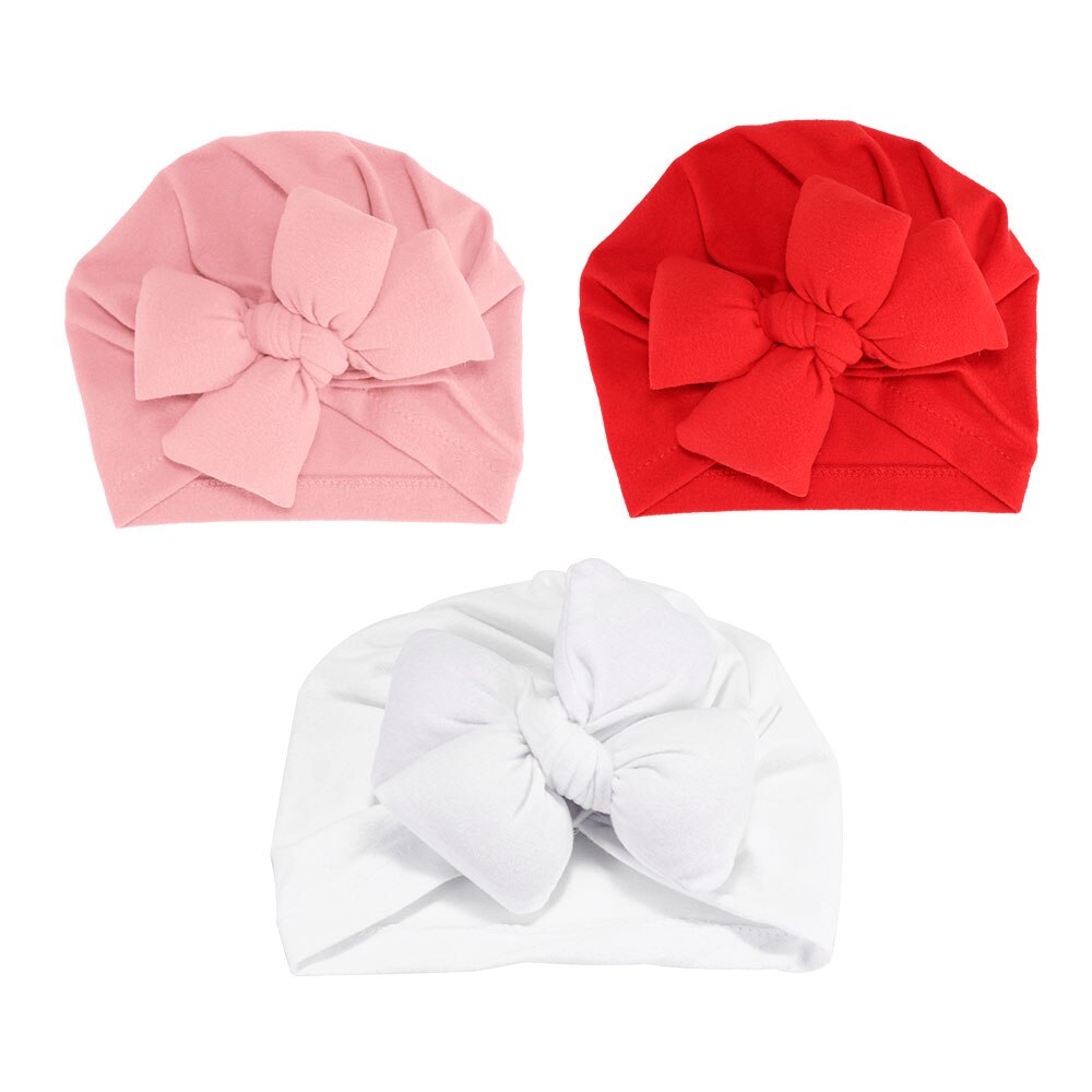 warme Leichte Baby Hütte Stirnband Harmlos Baumwolle Kleinkind Hütte Turban sot Komfortable Verknotet Hütte Bowknot Turban Haar Band