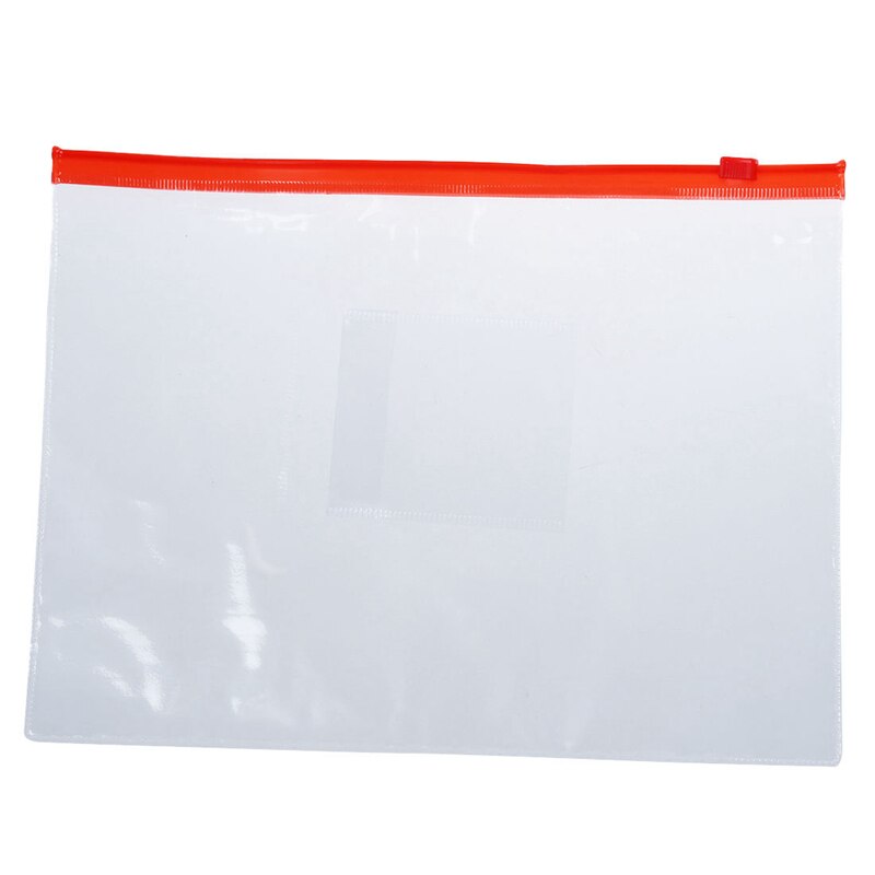 20PCS Plastic Slider Zip Lock Bags Files Holder for A5 Paper