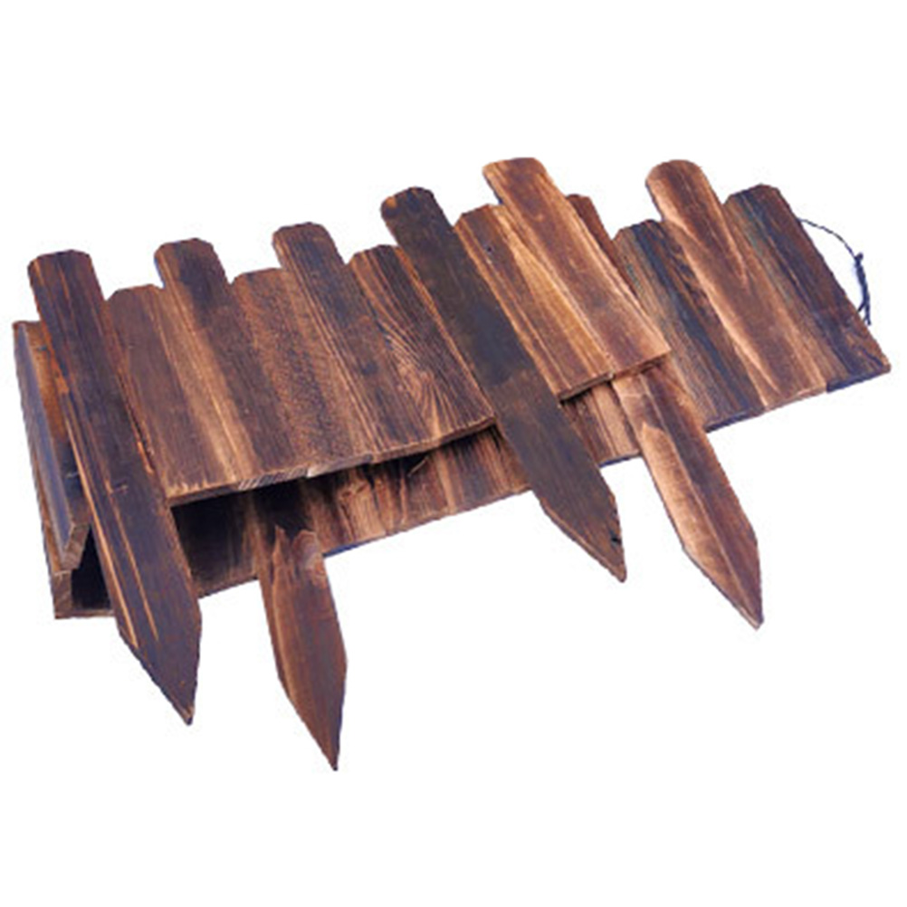 Muur Vangrail Tuinborders En Randafsluiting Houten Houten Decoratief Landschap Franje