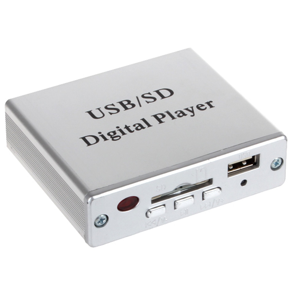 Draagbare Eindversterker MP3 Sd Usb Audio Player Reader 3-Elektronische Toetsenbord Controle Met Afstandsbediening
