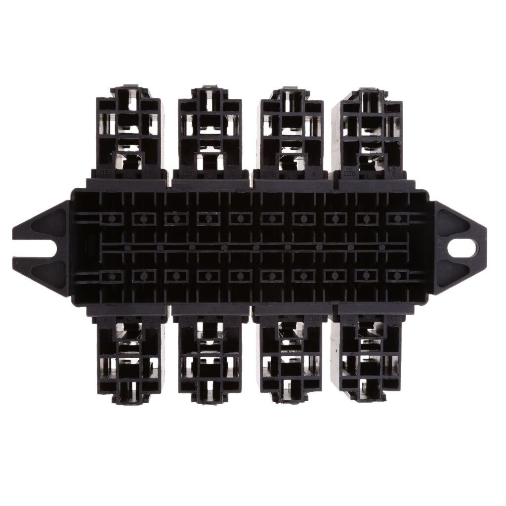Car Vehicle 20 Blade Fuse 8 Relay Holder Block Assortment Electronic Parts 20-way Blade Fuse Holder + 8-way Relay Socket