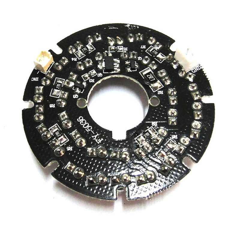 48 LEDs 5mm Infrarood IR 90 Graden Lamp Board 850nm Illuminator 48 Leds Voor CCTV Camera