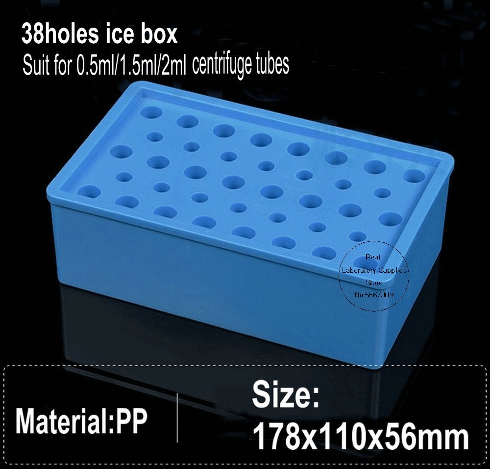 1piece LAB plastic ice box 0.2/0.5/1.5/2ml PCR Centrifuge tube Storage rack Laboratory supplies