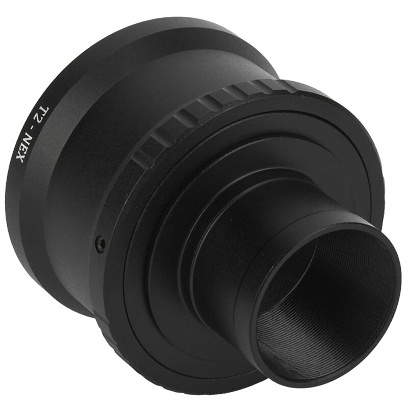 Aluminium Alloy Lens Adapter T2-NEX 1.25Inch Telescope Mount Adapter Ring for Sony NEX Mount Camera Lens Holder