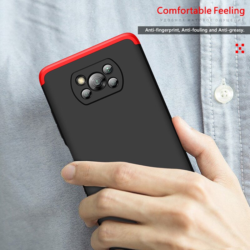 Gkk caso para xiaomi poco x3 nfc caso luxo armadura proteção à prova de choque fosco duro capa para xiaomi pocofone f1 x3 nfc coque