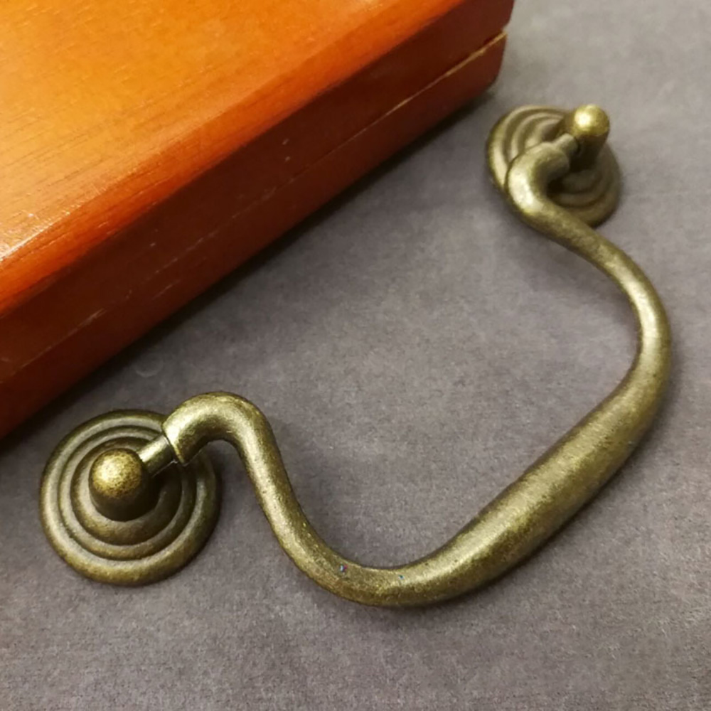 Antieke Kast Lade Pull Vintage Meubels Deurgrepen Bureau Kledingkast Knoppen Brons Kabinet Pulls Kast