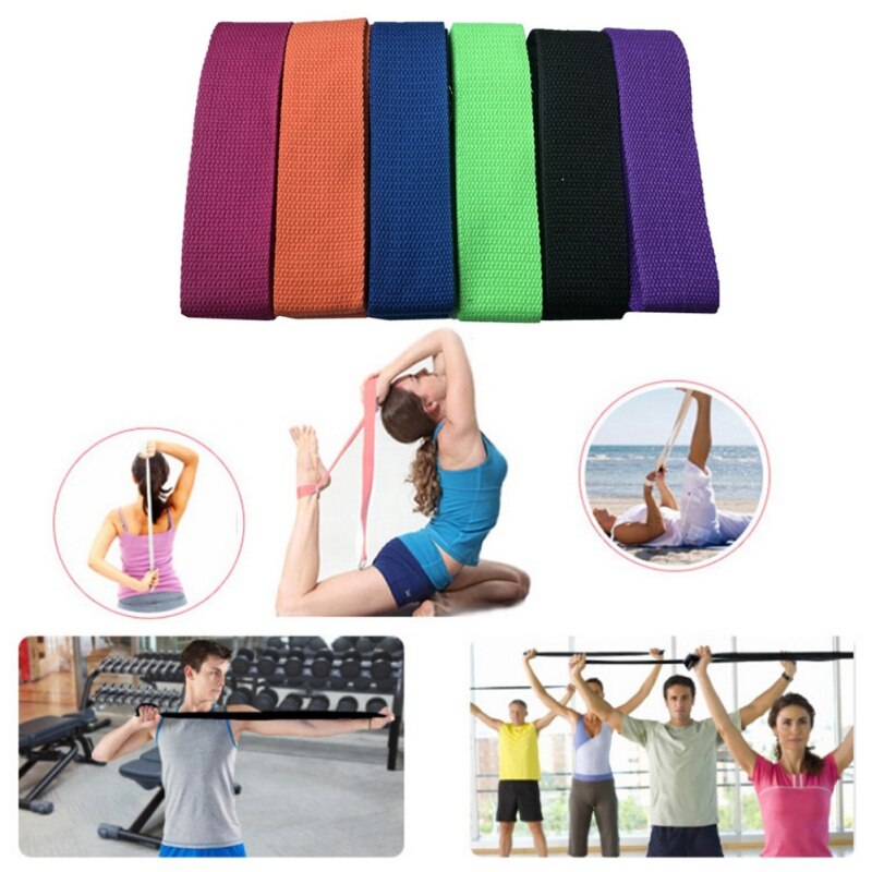 Stretching Band Yoga Rope Stretching Training Auxiliary Lacing Dance Band Gym Fitness Resistance Bands Yoga Stretch Assist Bands
