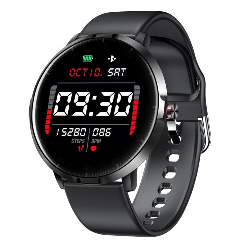 Slimme Horloge Mannen Bloeddruk Ronde Smartwatch Vrouwen Horloge IP68 Waterdichte Sport Tracker Met Camera Voor Android Ios