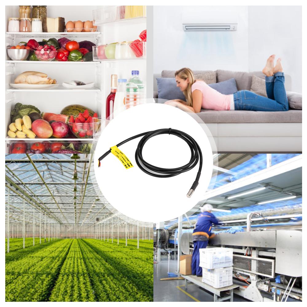 1m 5m 10m 20m DS18B20 high sensitivity and accuracy Stainless Steel Thermal Probe Digital Temperature Sensor Waterproof