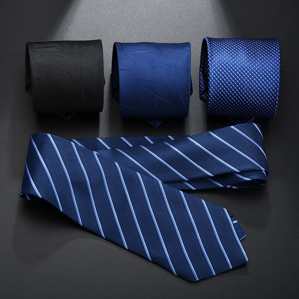 Klassiske plaid hals slips til mænd afslappet dragter slips stribe blå rød herre slips til forretning bryllup mænd slips skjorte tilbehør