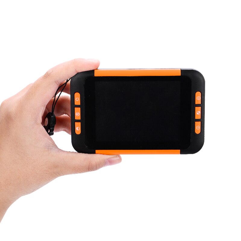 3.5 tommers lcd bærbar video digital nifying glass svaksyn elektronisk lesehjelp elektronisk visuelt hjelpemiddel (eu støpsel)