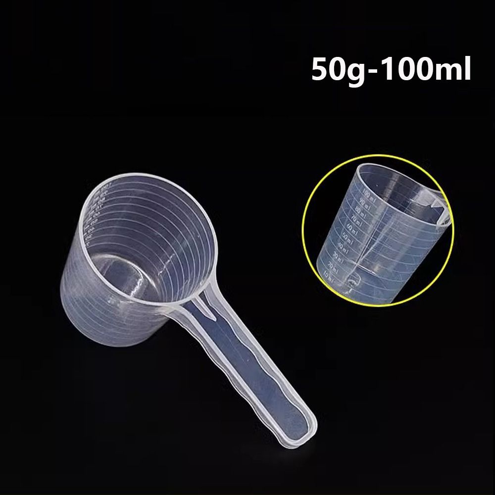 Målebeger i plast måleverktøy gradert kopper med 1000ml spisser væskebeholder med lang tut trakt mugge kanne: Lys gul