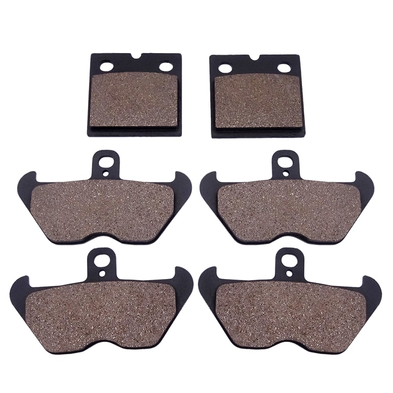Kit de pastillas de freno delanteras y traseras para motocicleta, Accesorio metálico para BMW K 1200 LT RS K1200RS K1200LT 96-10 K100 K100RS K 100 1989-1992 K1100 LT
