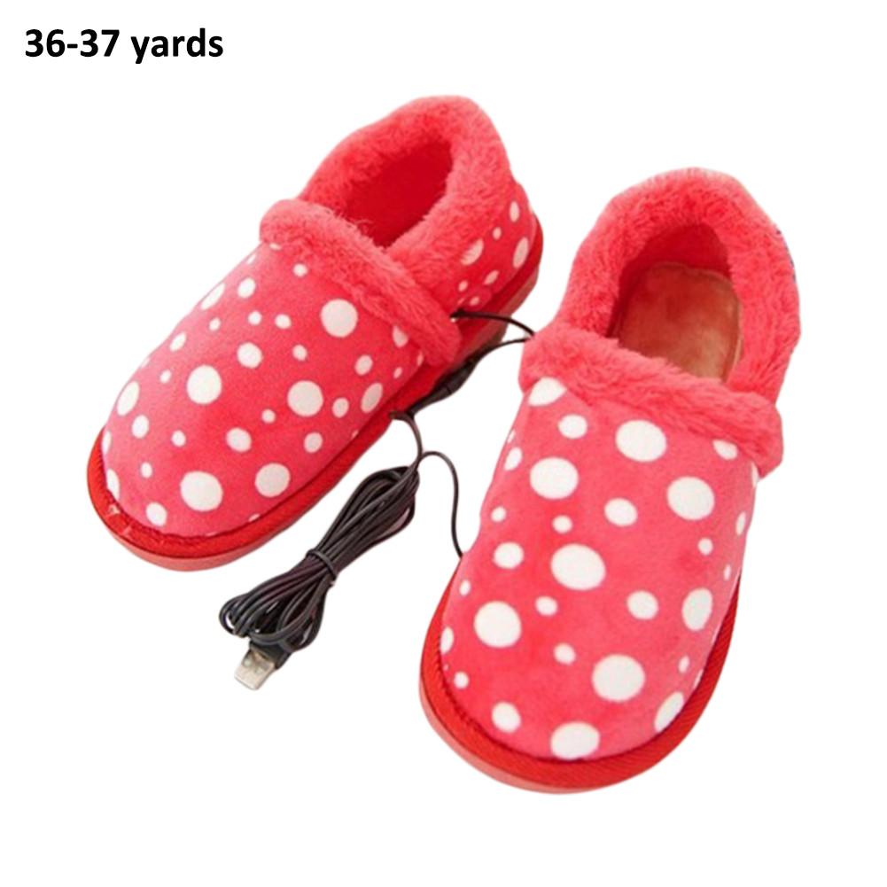 Plüsch Heizung Hausschuhe USB Aufladbare Waschbar Winter Pantoffel Hause Liefert Fuß Wärmer Schuhe Für Kalte Winter: B 260