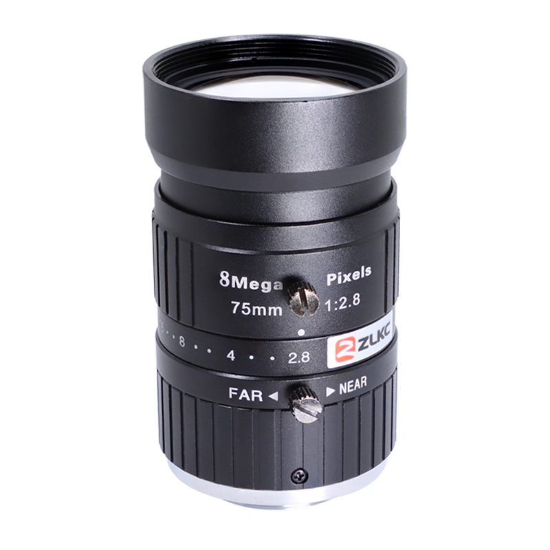 ZLKC 75mm c montiertes Objektiv 8mp fa 1 ''verzerrung armes cctv f2.5 hd 8Megapixel Bild verarbeitung shand objektiv für Industrie kameras