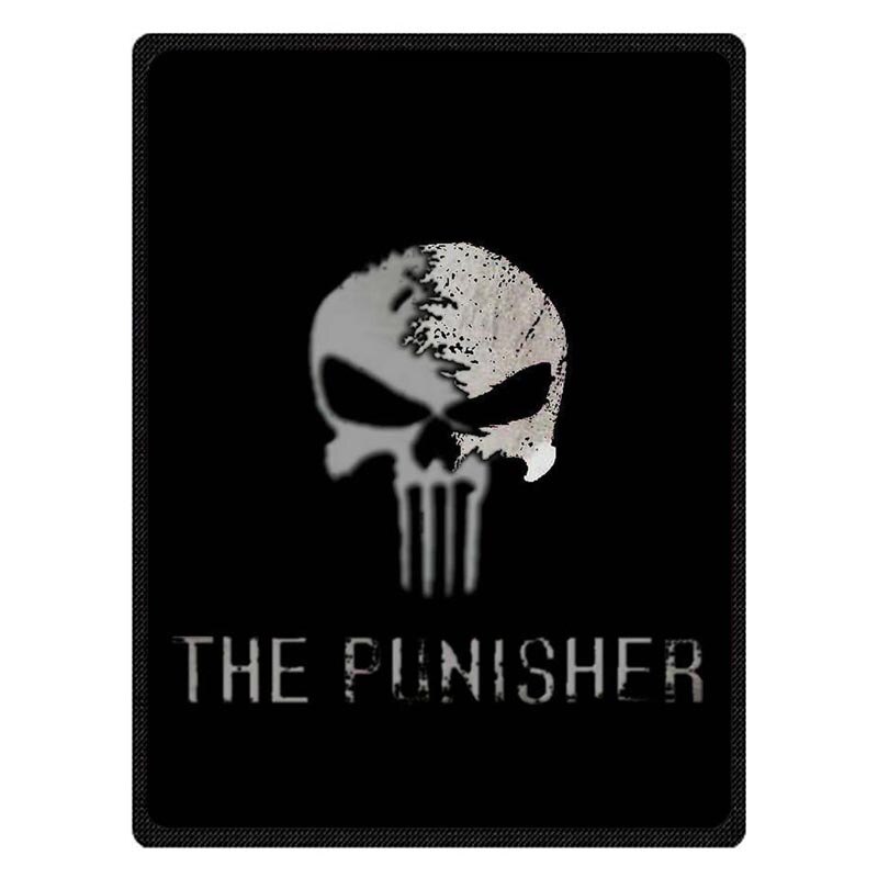 Punisher Skull Throw Blanket Coral Fleece Blanket Autumn Discount Blankets for Kids Boys Birthday