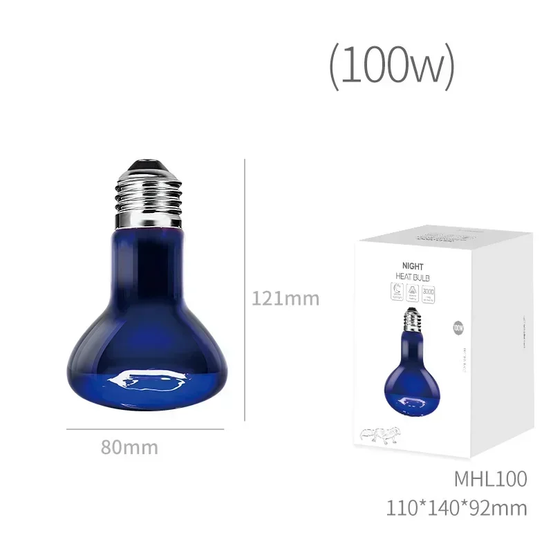 UVA + UVB Reptiel Verwarming Lamp Schildpad Zonnebaden UV Gloeilampen 35 W-100 W Slang Hagedissen terrarium Temperatuurregelaar Accessoires: Licht Groen