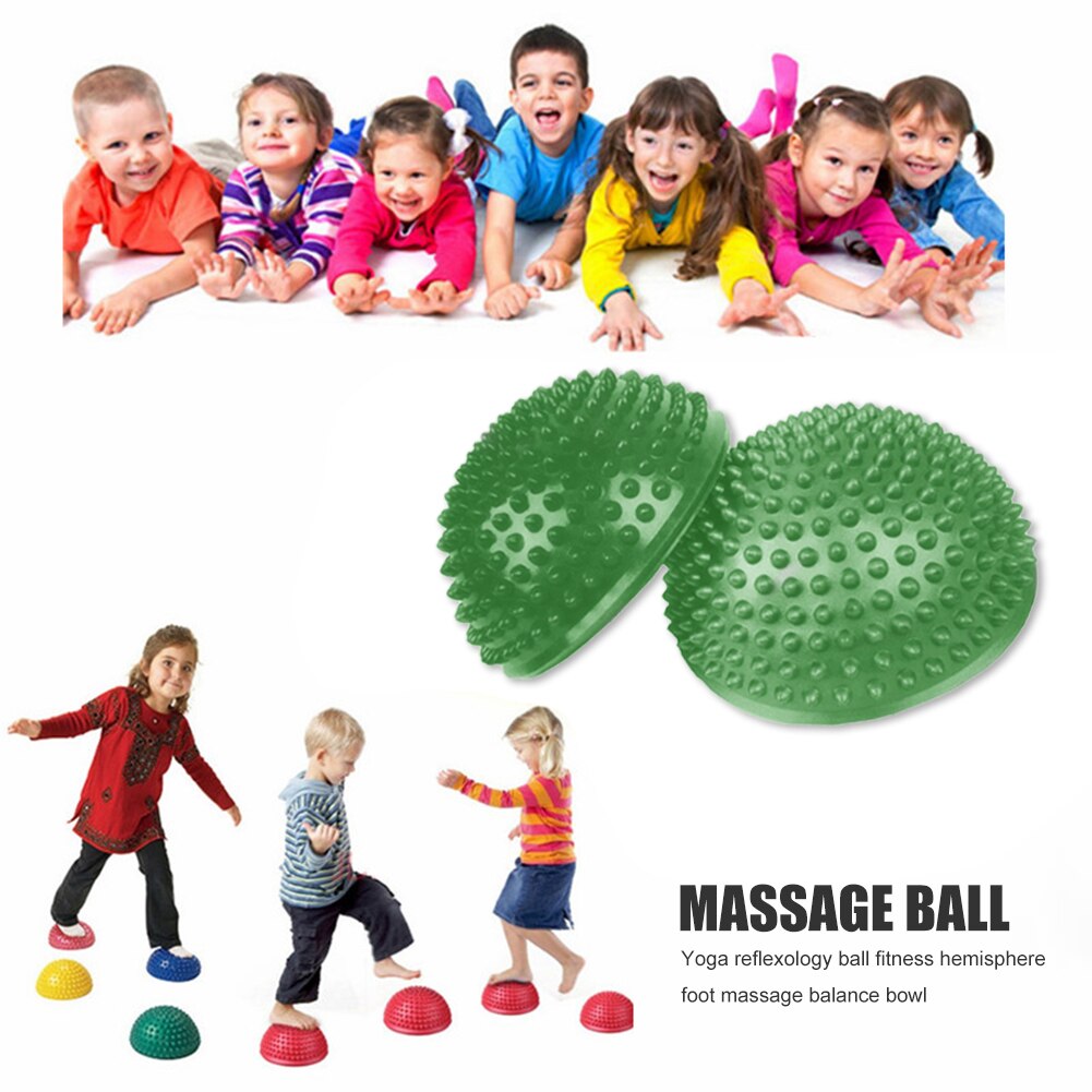 Yoga Half Ball Trigger Punt Hand Voet Massage Bal Fysiotherapie Oefening Stepping Stones Pvc Balans Pods