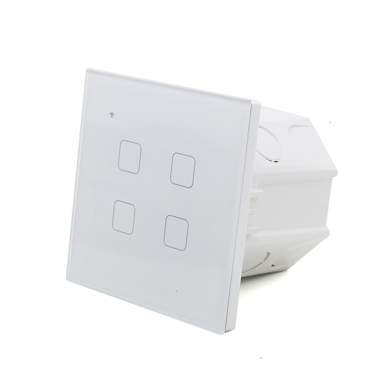 Livolo Eu Schakelaar Muurbevestiging Junction Box, Wit Plastic Materialen, Type 86 Cassette Outlet Voor Schakelaar