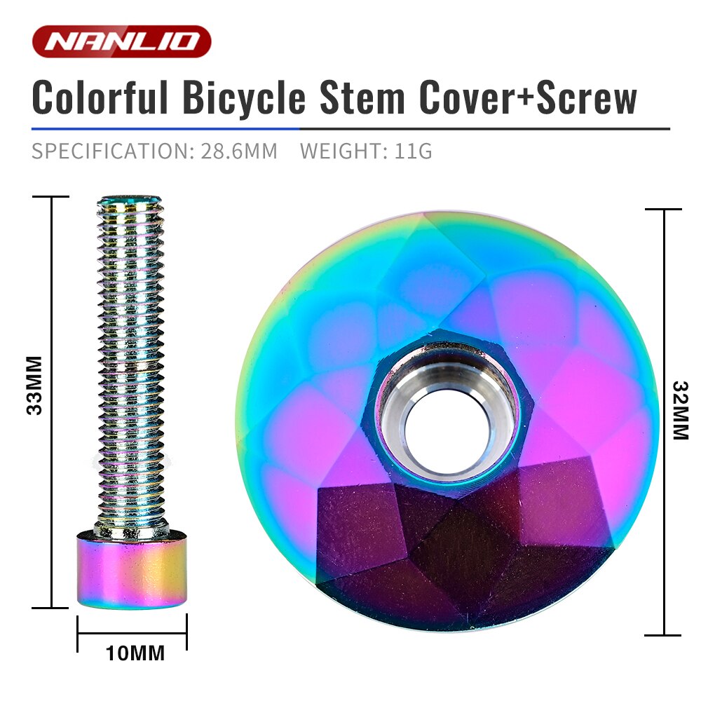 Tappo per cuffia per bicicletta Blu bruciato MTB Attacco manubrio per bici da strada Copri tappo superiore con vite per tubo sterzo forcella da 28,6 mm Accessori per ciclismo: Rosso