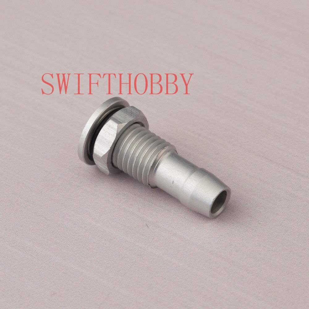 2pcs M6 aluminum water outlets Water cooling Drainage mouth for rc boat