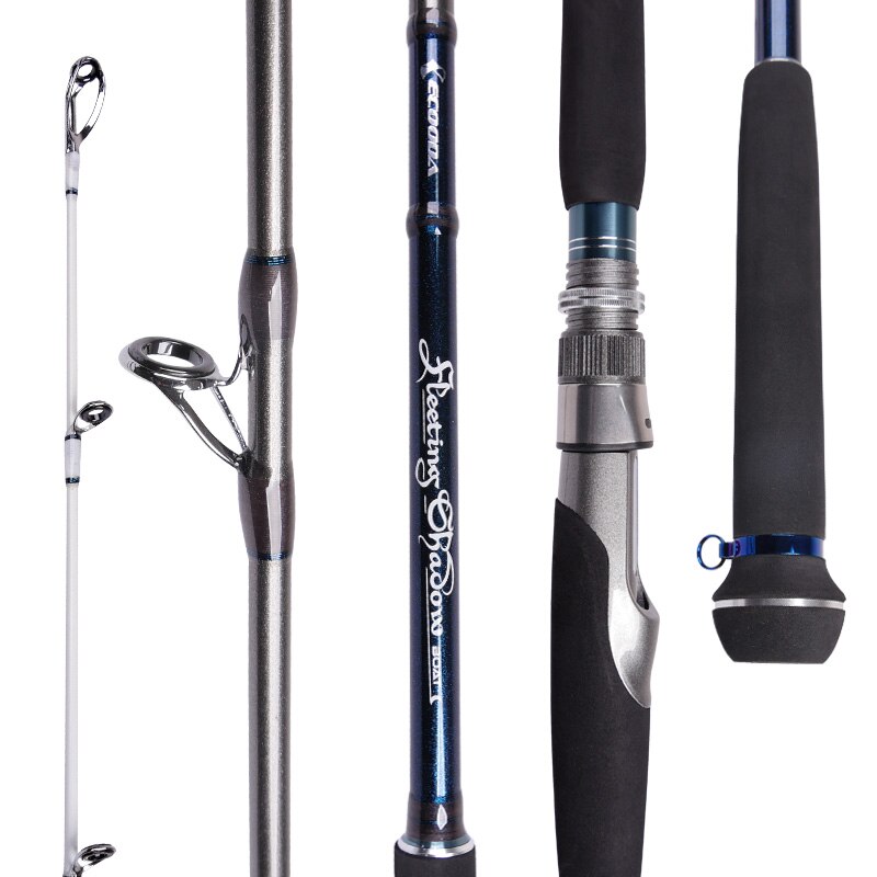 2022 ECOODA EFSB III Offshore Boat Fishing Rod 1.6m/1.8m/2.1m/2.4m/2.7m Bottom Rod Spinning Casting Rod 40-120# Luminous Tip