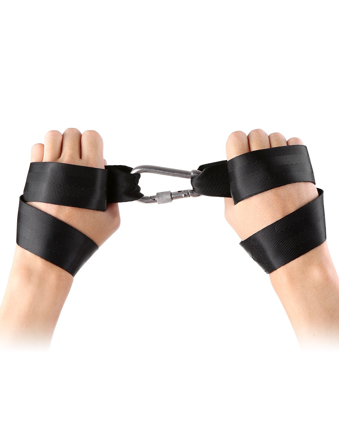 Lixada Battle Rope Anchor Strap Kit Reinforced 2 Nylon Straps &amp;1 Stainless Steel Carabiner Clip Ropes Gym Training Roper