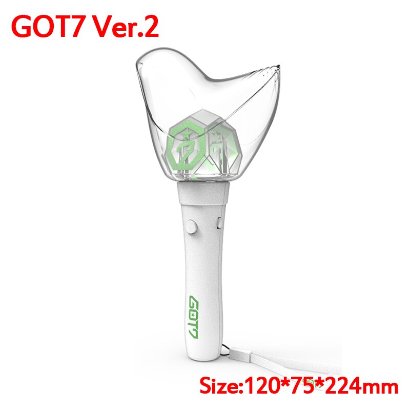 Korea LED Lightstick Light Stick Concert Glow Lamp Fluorescent Luminous Support Flashlight Glow Lamp Concert Fan Collection: GOT7 Ver.2