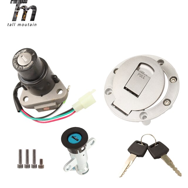 Interrupteur Verrouillage Clé Moto Pour TZR125/TZR150/TZM150/TDM850 - Remplacement Bouchon Réservoir Et Siège