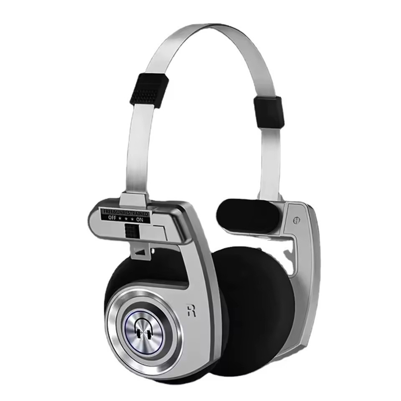 Retro Headphones Wireless Bluetooth Headphones, Stereo Microphone Headphones, Hifi Noise Canceling Headphones: Default Title