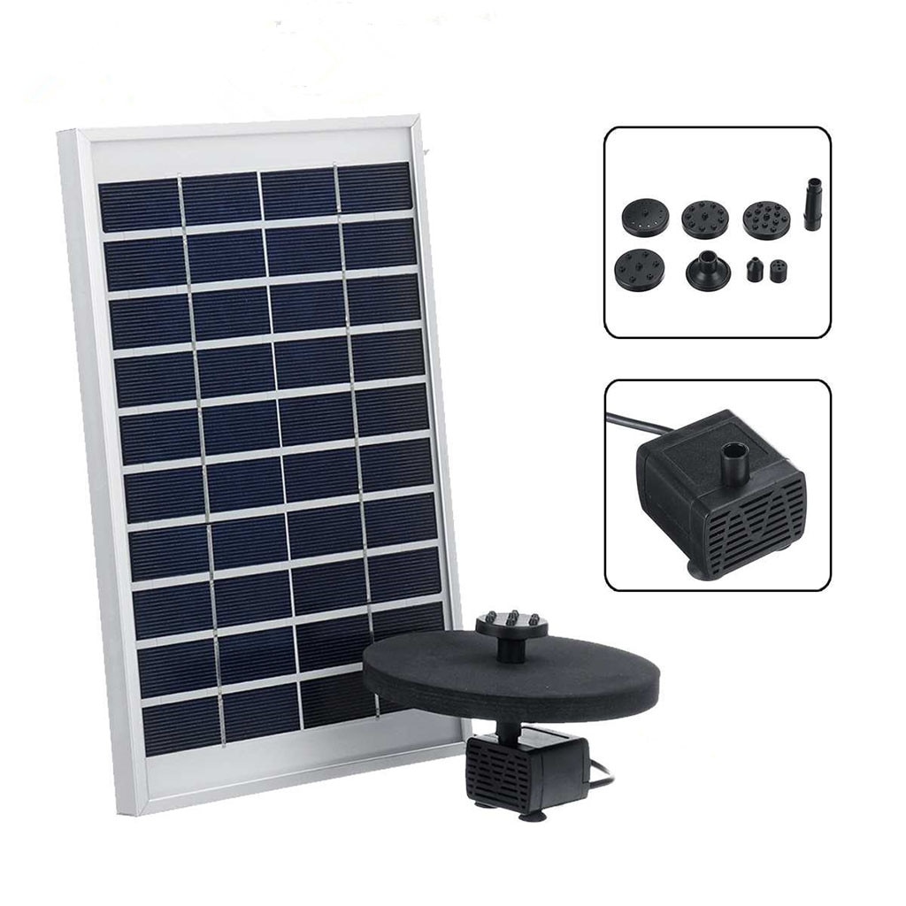 1PC ABS Solar Water Panel Power Geyser Pump Kit Pool Garden Pond Watering Submersible fontanna solarna фонтан для пруда#40