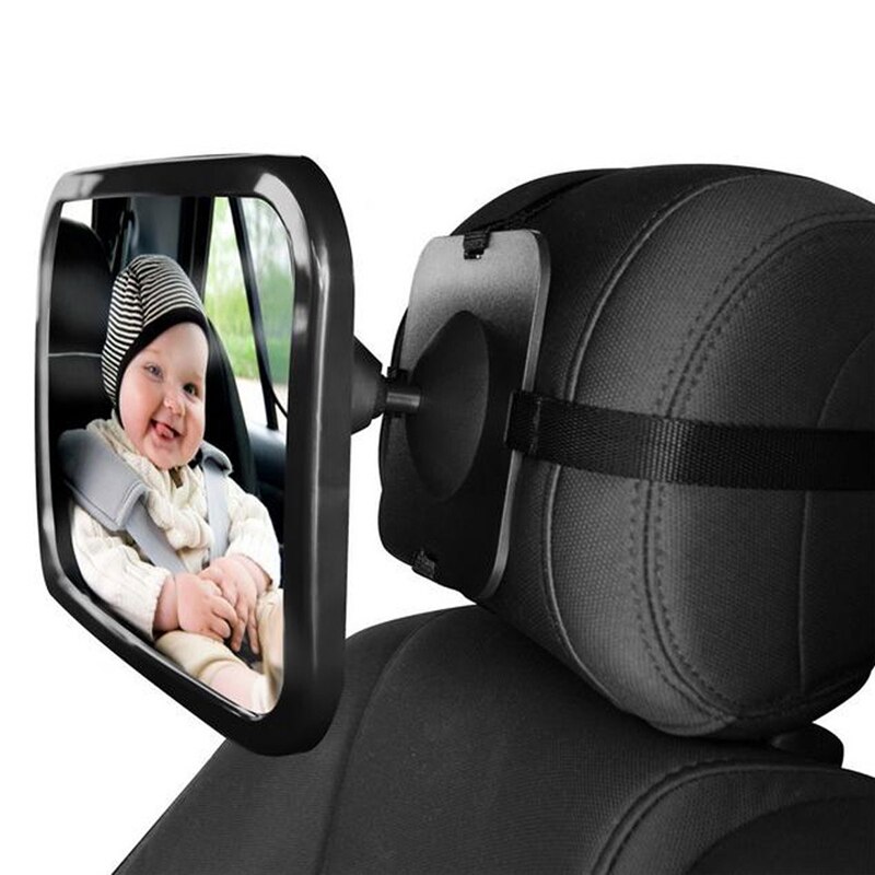 Rétroviseur large réglable de sécurité pour siège arrière de voiture, miroir de sécurité pour bébé/enfant, moniteur de voiture, appui-tête de , style d&#39;intérieur