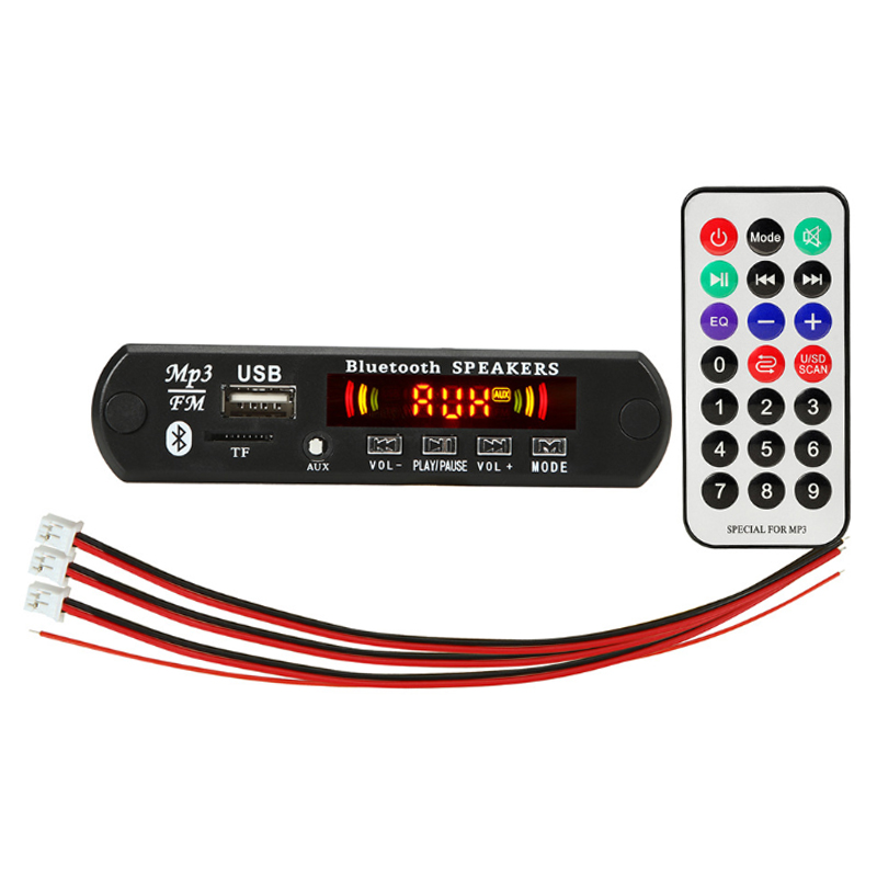 2*25W dźwięk cyfrowy płyta dekodera Bluetooth FM odtwarzacz MP3 klasa D Stereo DIY głośnik USB AUX nagrywanie głośnomówiący wzmacniacz mocy