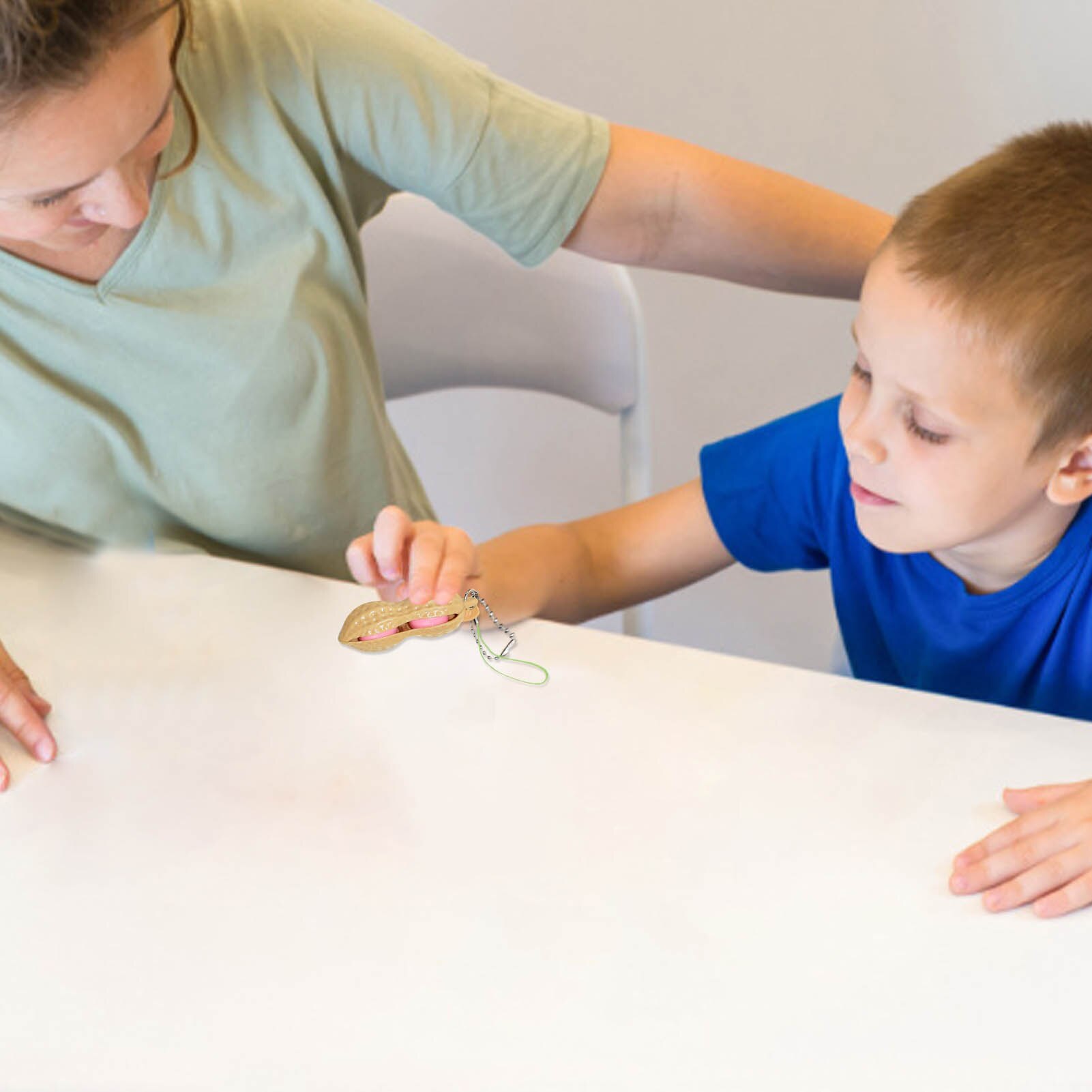 Zappeln Spielzeug Erdnuss betonen Linderung Schlüsselbund Tasche Handtasche Anhänger