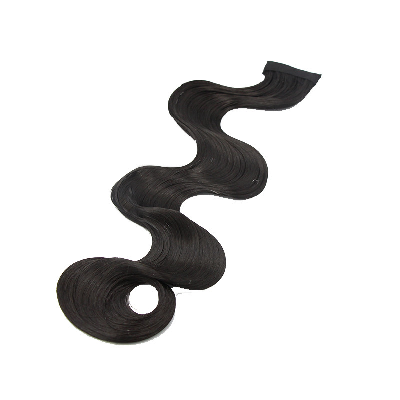 Flequillo de pelo de onda profunda para mujer, negro, marrón, accesorios para el cabello Vintage, estudio de fotografía