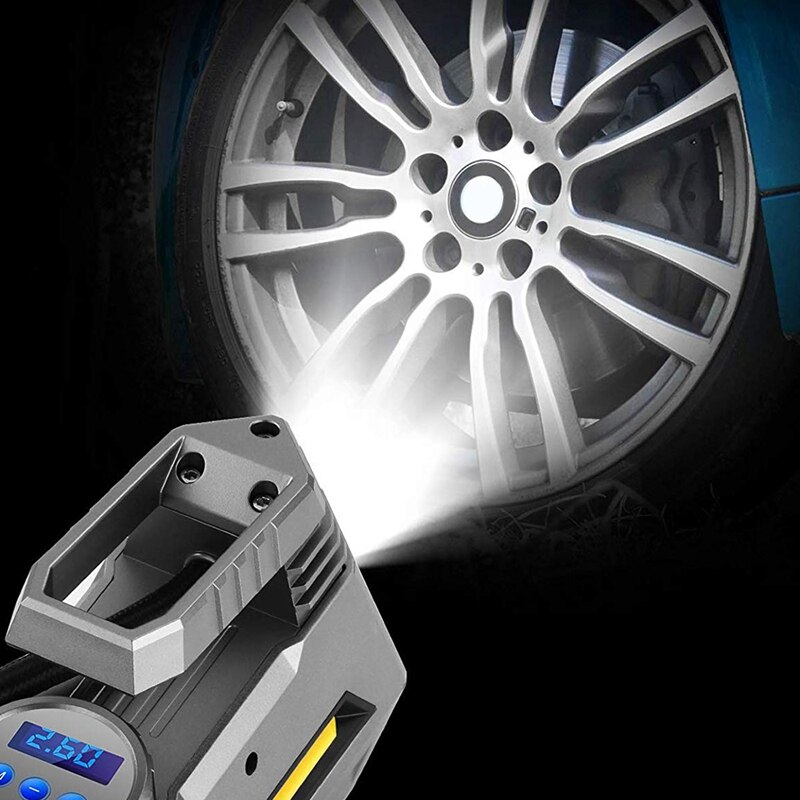 MICHELIN Luchtcompressor 220 V, draagbaar, digitaal en veelzijdig
