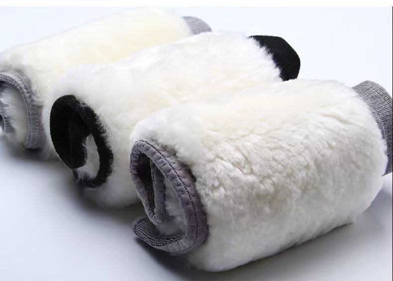 Jambières en laine pour femme, maintien au en hiver