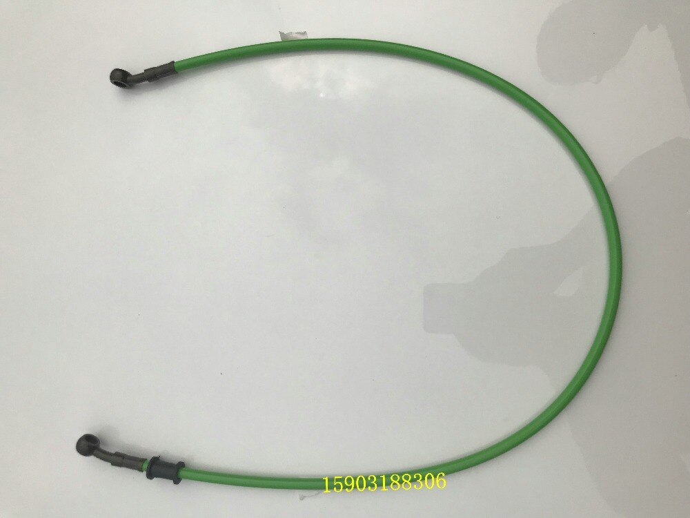 100cm lång färgglad motorcykel motorcykel rostfritt stål flätad pvc täckt nylon kärna broms koppling oljeslang linje rör