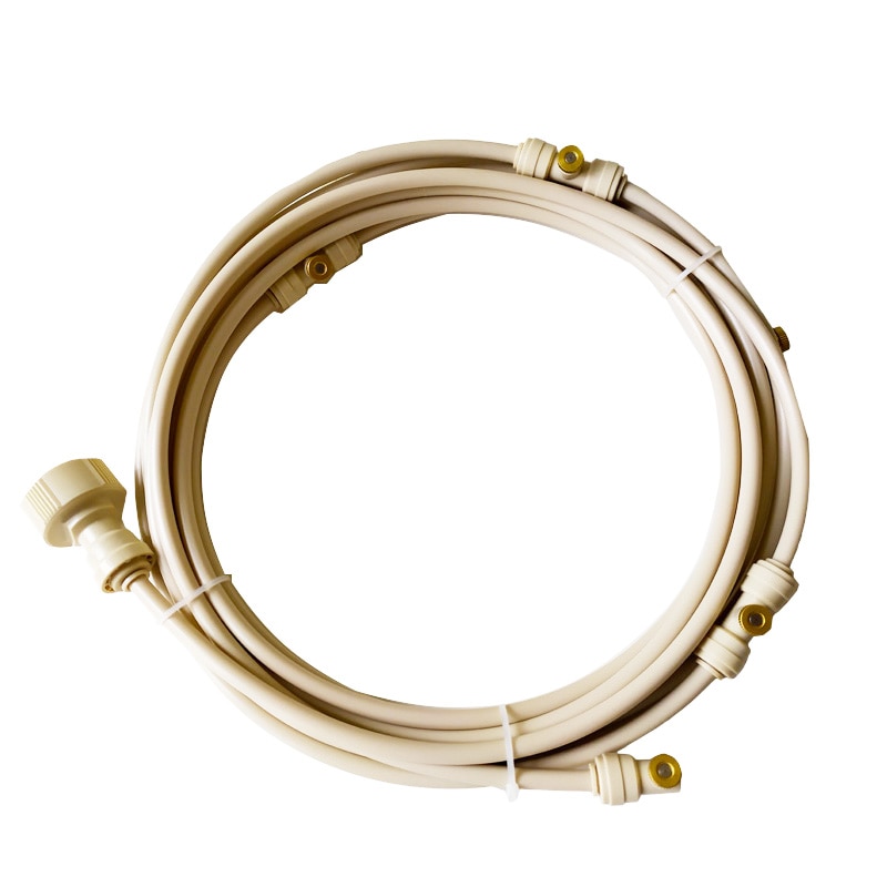 6M-18M Mist Spray System Outdoor Misting Cooling System 1 Kit for Garden Flowers Watering Irrigation Fog Misting spray Lines