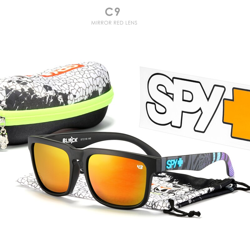 Roer Gepolariseerde Zonnebril Mannen Klassieke Vierkante Unisex Zonnebril Ken Block Met Originele Doos Gelukkig 43 Lense: C9