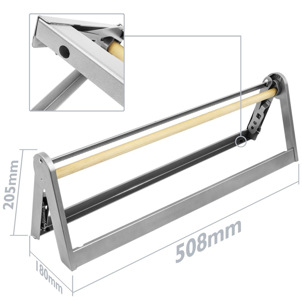 PrimeMatik - Portarrollos de mostrador. Dispensador de papel de embalaje en bobinas de hasta 46 cm
