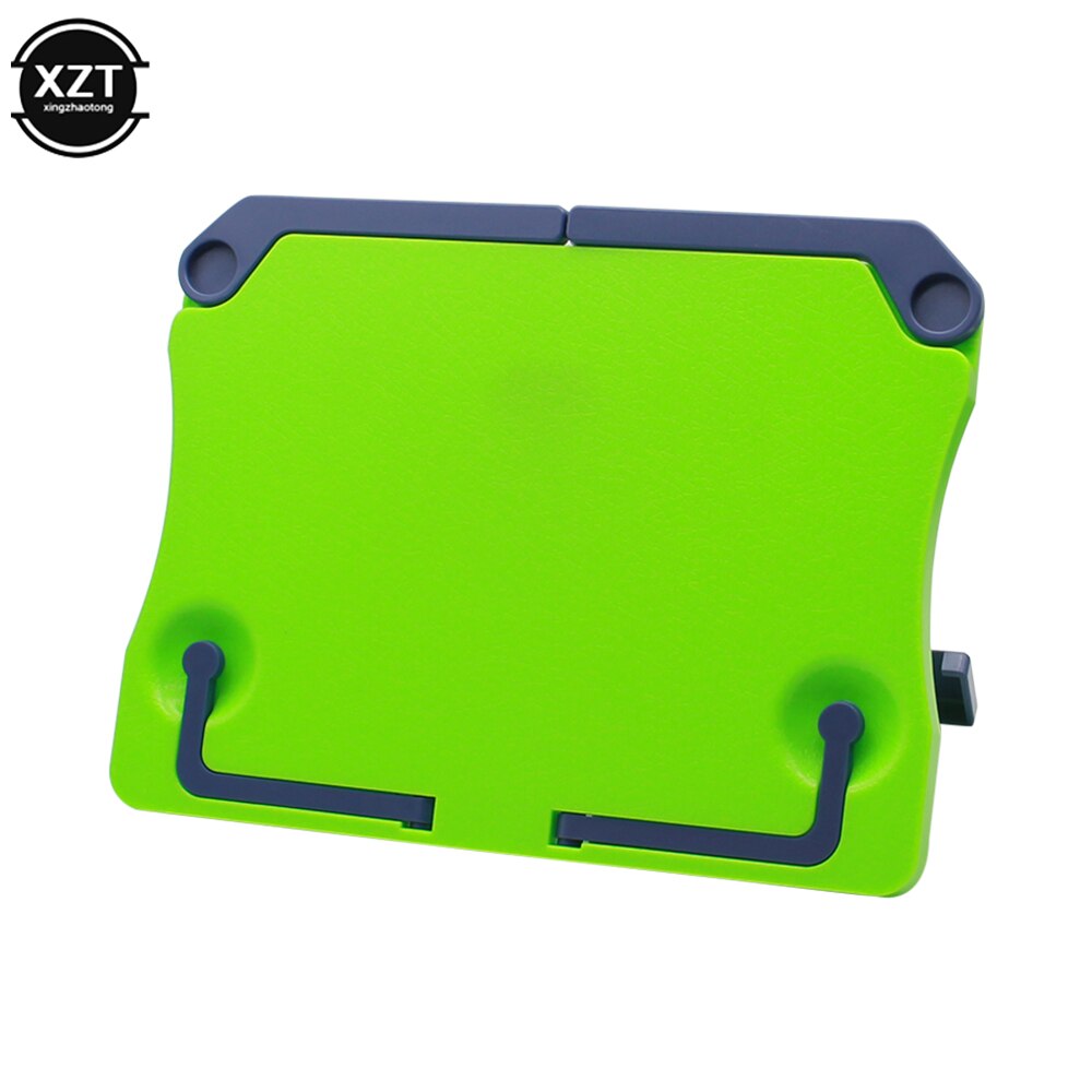 Tablet Holder Office Portable Book Holder Shelf Reading Stand Books Document Recipe Shelf Folding Cookbook Organizer Rest Rack: Green